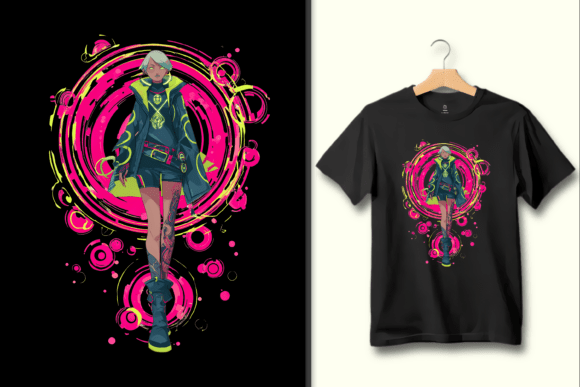 Download Stylish Cyberpunk Character Art Design - Character art Collection