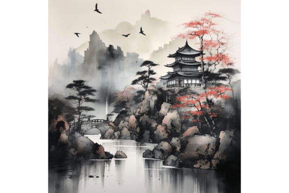 Download Watercolour Japanese Character Art - Character art Collection